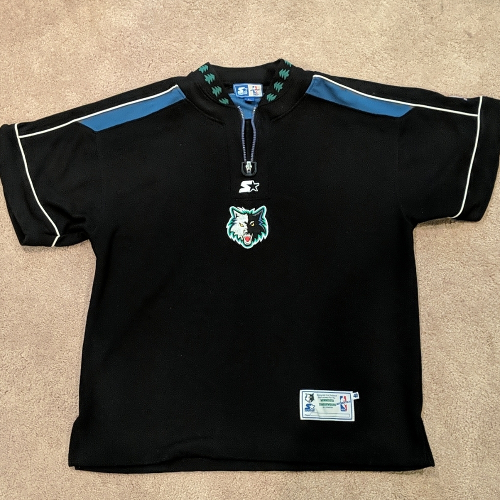 Vintage Minnesota Timberwolves Starter Warmup